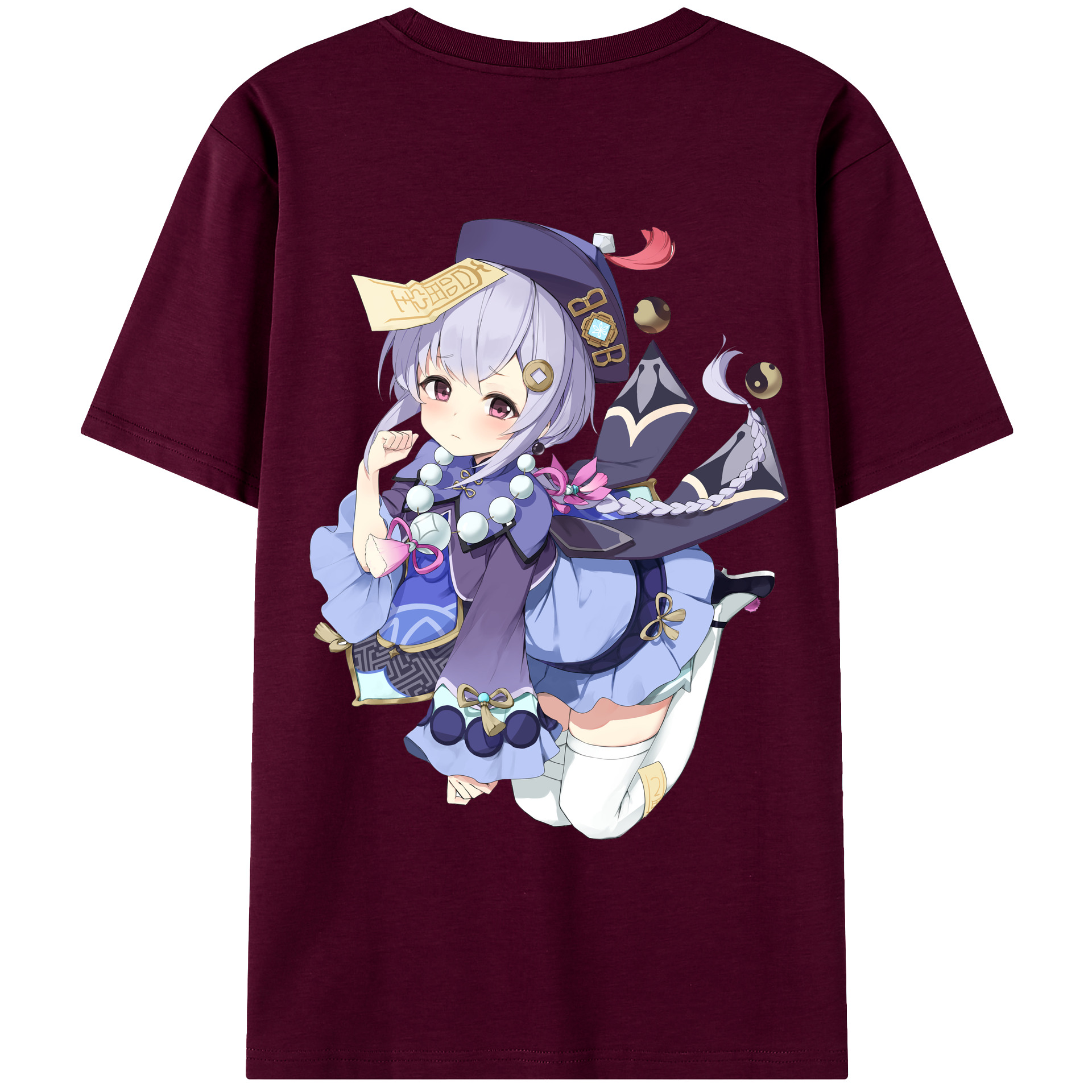 げんし神 七七 なな  genshin Nana レディース半袖Tシャツ(バックプリント)